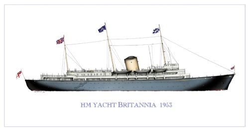 HMY Britannia 1953  by Tony Fernandes